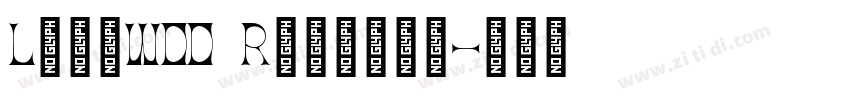 LiamW00 Regular字体转换 LiamW00 Regular字体转换